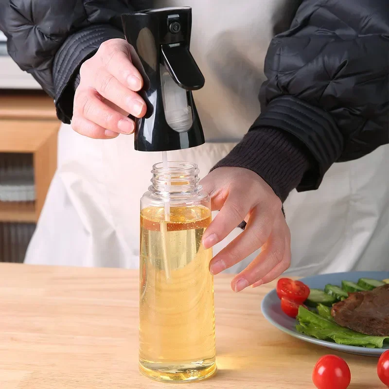 Camping Cooking Oil Bottle - 1pc 200ml/300ml オイルスプレーボトルキッチン調理オリーブオイルディスペンサーキャンプバーベキューベーキング酢醤油スプレーヤー容器
