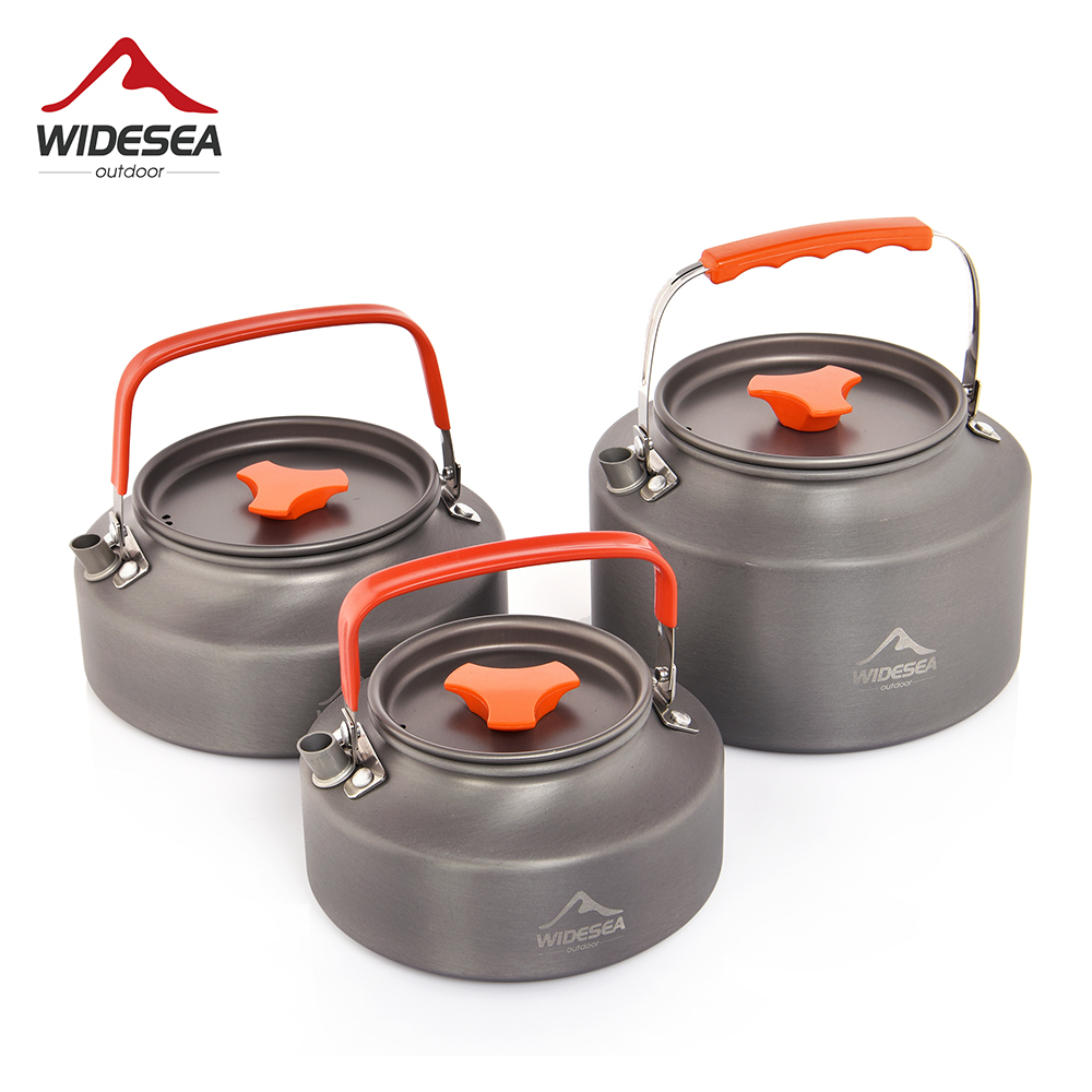 Camping Cooking System - Widesea 1.1L 2L1.5L キャンプウォーターケトル屋外コーヒーケトル食器ピクニックセット用品機器調理器具観光調理器具