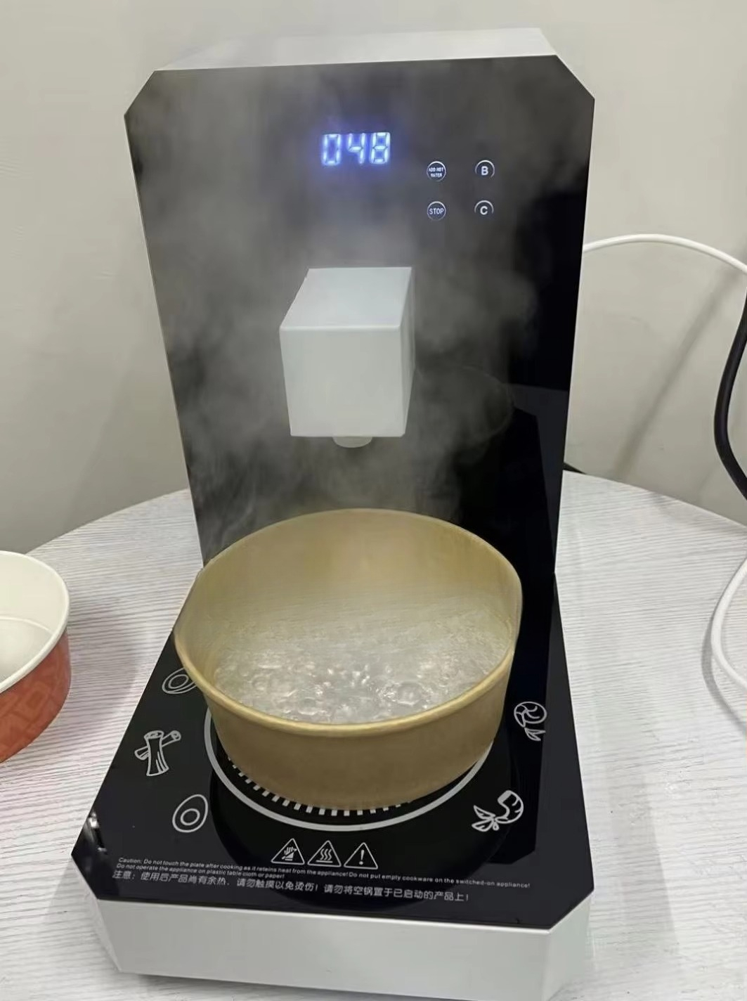 Camping Cooking Noodles - 屋外調理用スープポットスポーツ旅行ピクニックポットキャンプインスタントラーメン折りたたみケトル折りたたみ式バックパッキングクックポット