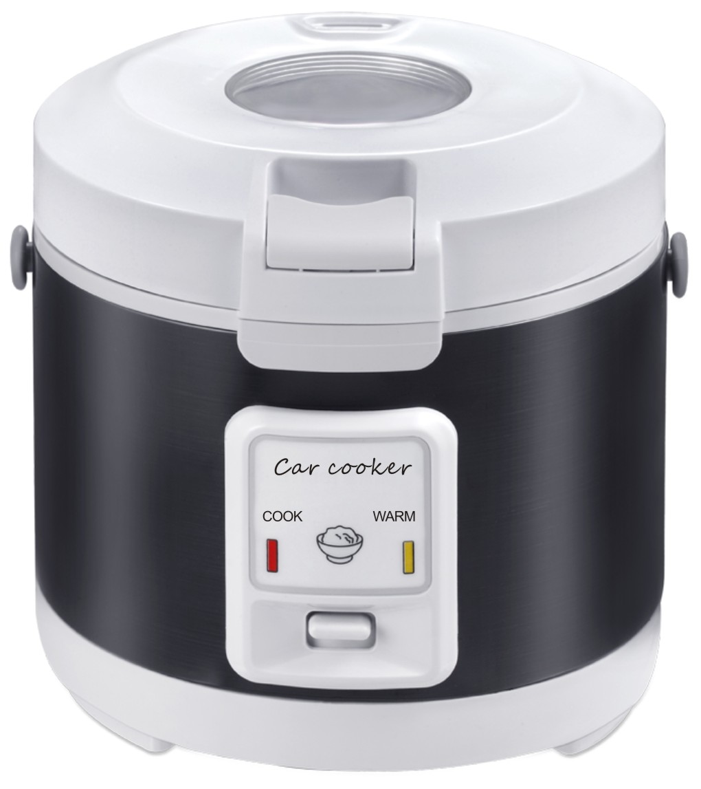 Camping Cooking Meals - 24V炊飯器トラック用スープスチーマー加熱式ランチボックスミールヒーターウォーマー3L家庭用電化製品キャンプ用ブラック(AR-1630-101)