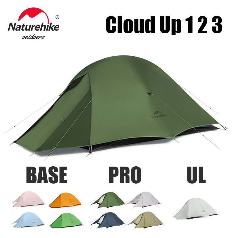 Camping Cooking Tent - Naturehike クラウドアップ 1 2 3 人キャンプテント超軽量防水トレッキングテントハイキングバックパッキングシェルターテント旅行テント