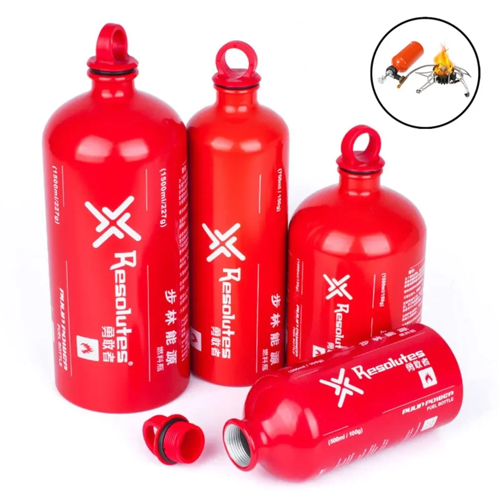 Camping Cooking Oil Bottle - 1500/1000/750/500 ミリリットル屋外軽油燃料ボトルオートバイ緊急ガソリンガソリンキャニスターキャンプ調理ストーブ燃料ボトル