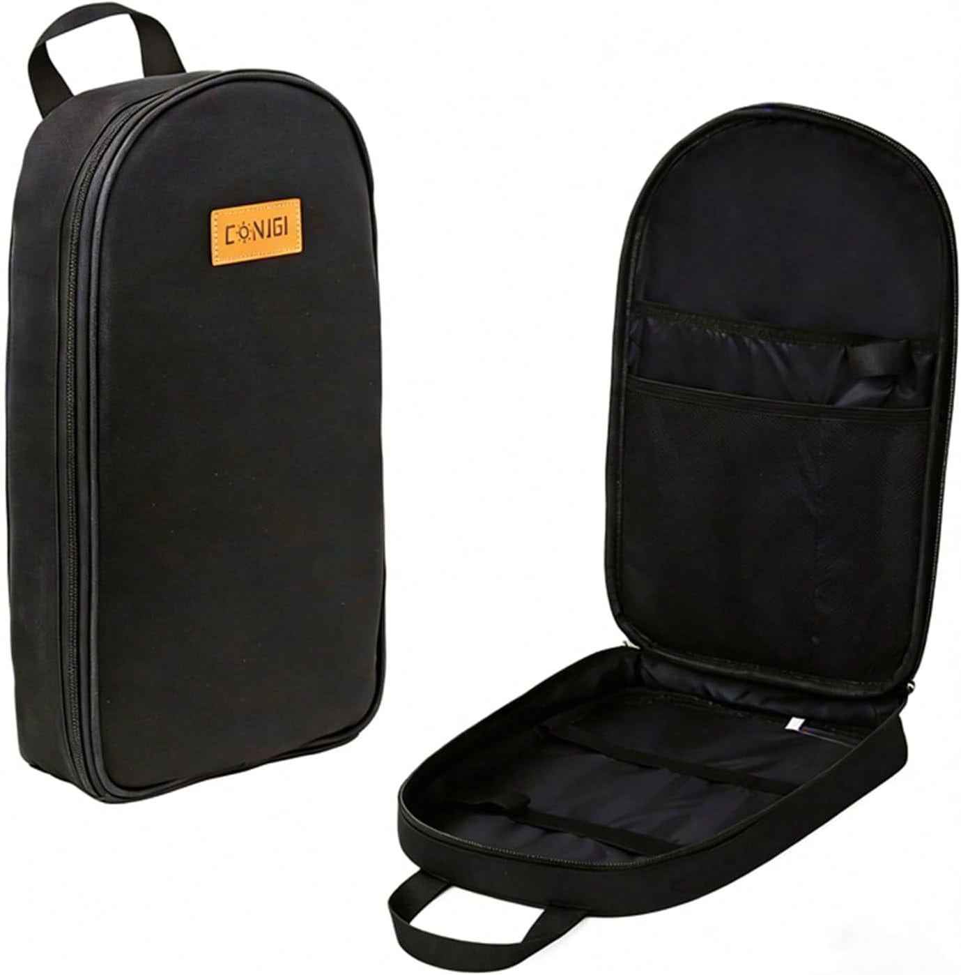 Camping Cooking Set With Bag - キャンプ用調理器具収納バッグ - キャンプ用調理器具セットバッグ キャンプツール用ポータブル収納バッグ ナイフ、フォーク、スプーン、まな板、シェフナイフ、キッチン用品の収納に適しています