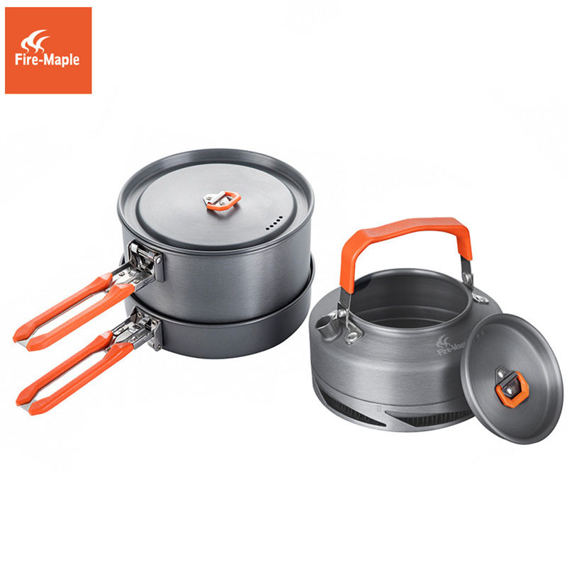 Camping Cooking Windscreen - Fire Maple器具ハイキング調理セット熱交換器ポットパンケトル FMC-FC2 台所用品屋外食器