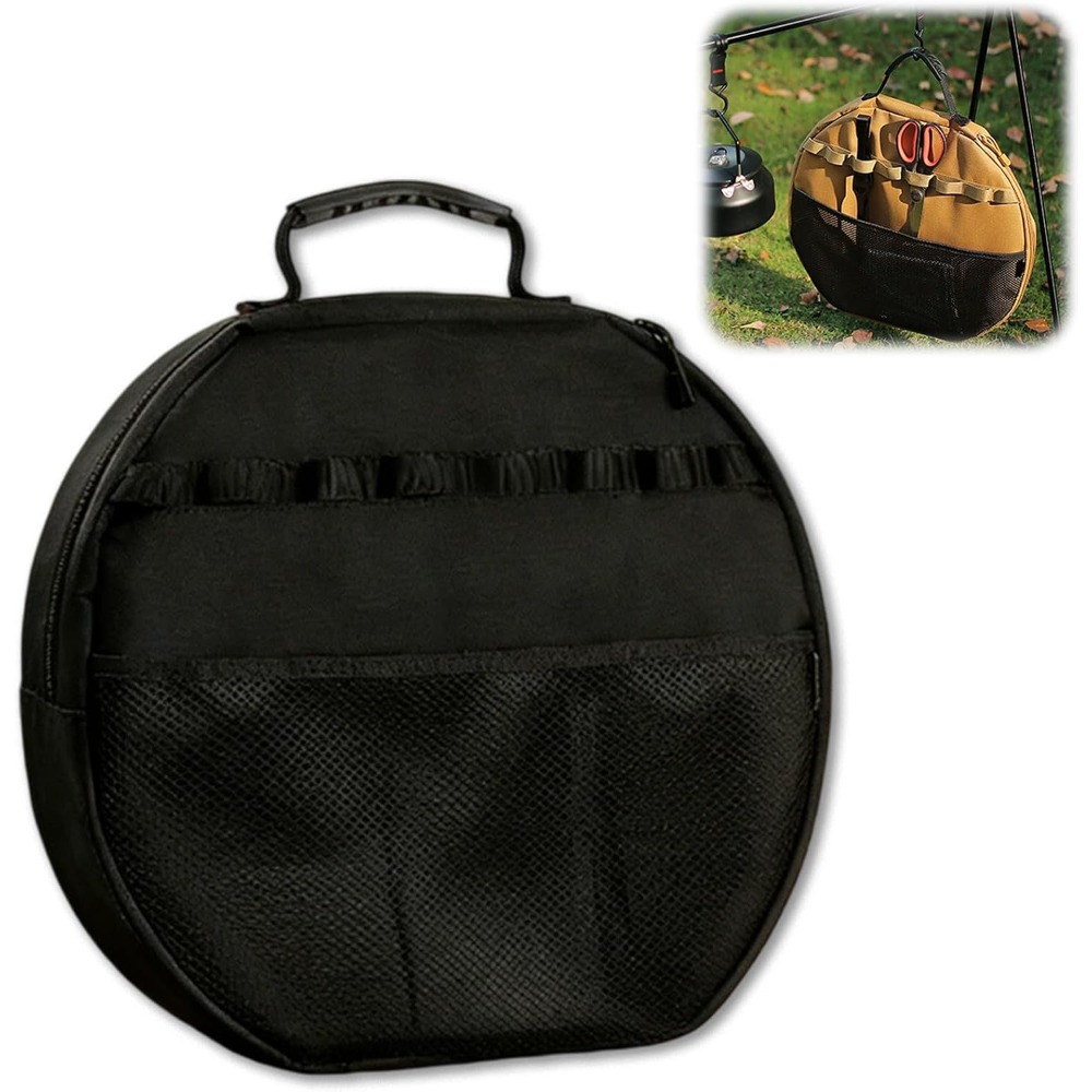 Camping Cooking Sets - グリルパン収納バッグ、フライパンとグリドル用ポータブルポーチ、アウトドアクッキング、キャンプ、BBQ、ピクニックの傷防止