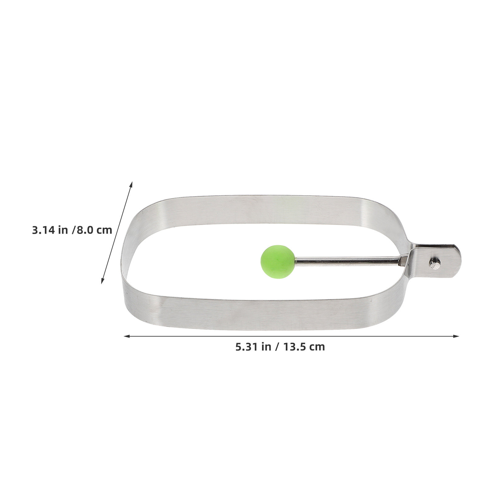 4個入り、ステンレス製、焦げ付き防止加工のスクエア型エッグリ - Camping Cooking Ring のレビューと価格