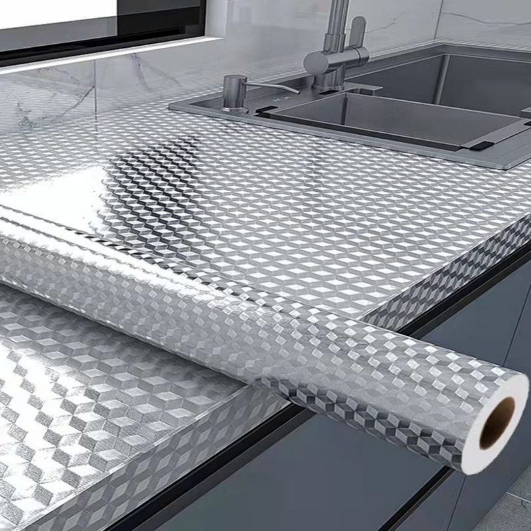 アルミホイルキッチンストーブステッカー、耐油防水耐火耐熱カウ - Aluminum Foil Heavy Duty のレビューと価格