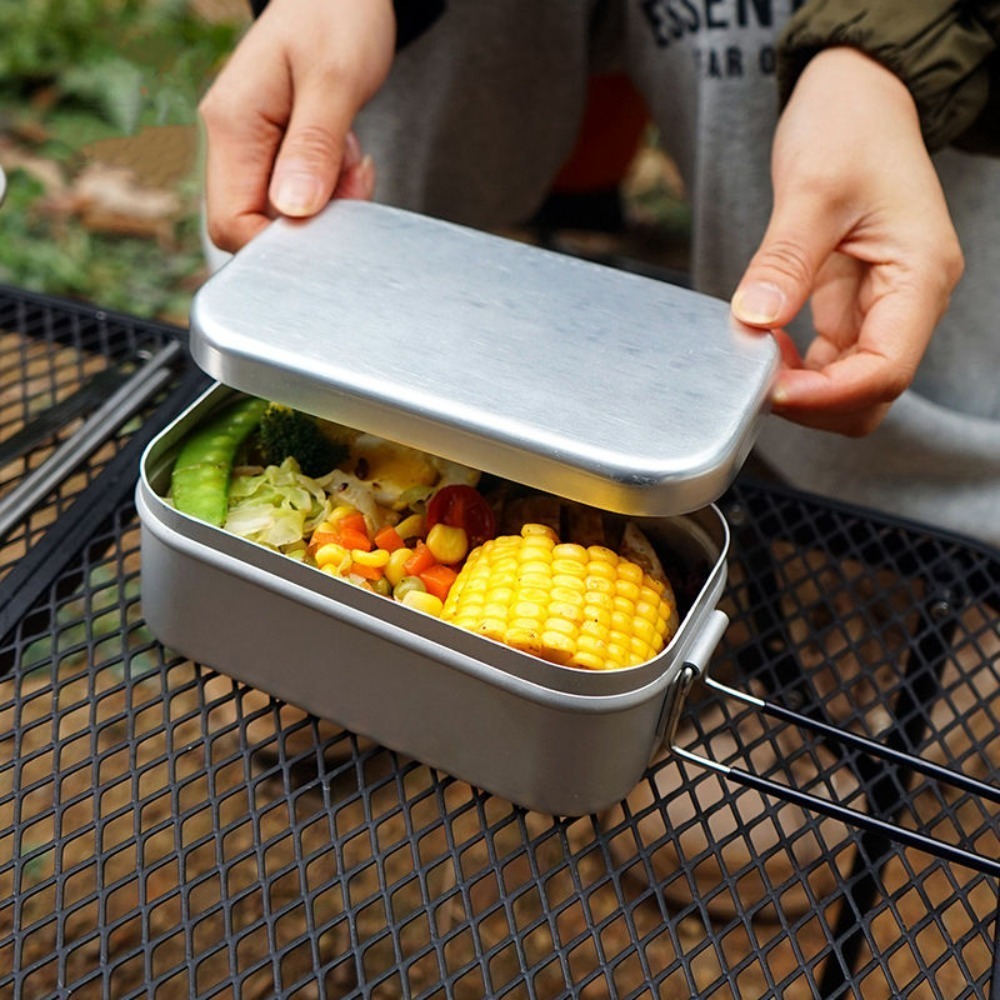 超軽量食器 キャンプ調理器具 ランチボックス 調理鍋 ピクニ - Camping Cooking Sets のレビューと価格