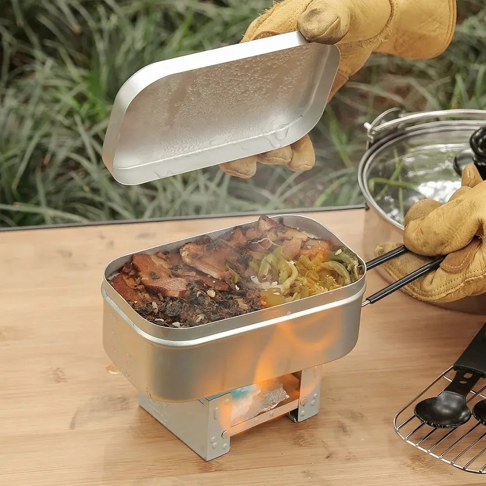 超軽量食器 キャンプ調理器具 ランチボックス 調理鍋 ピクニ - Camping Cooking Sets のレビューと価格