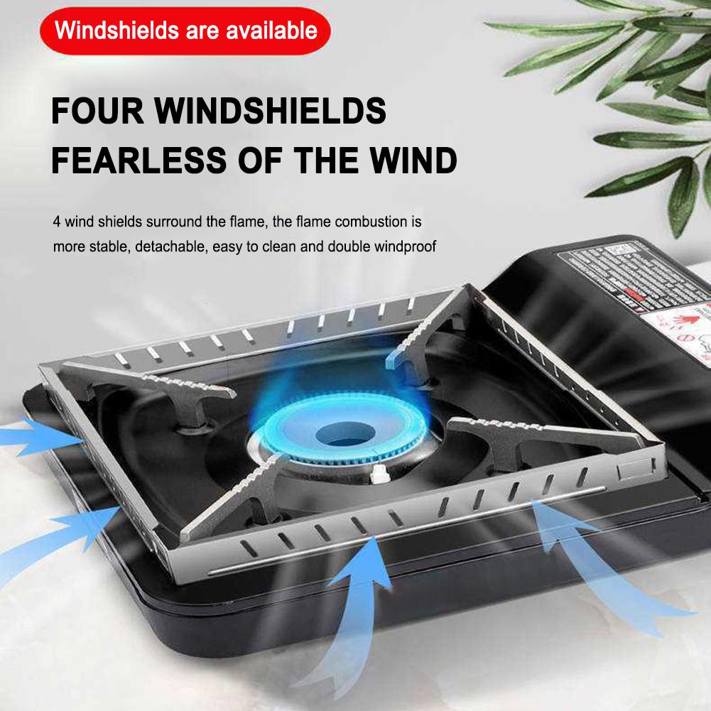 キャンプストーブウインドスクリーン取り外し可能なガスストーブ - Camping Cooking Windscreen のレビューと価格