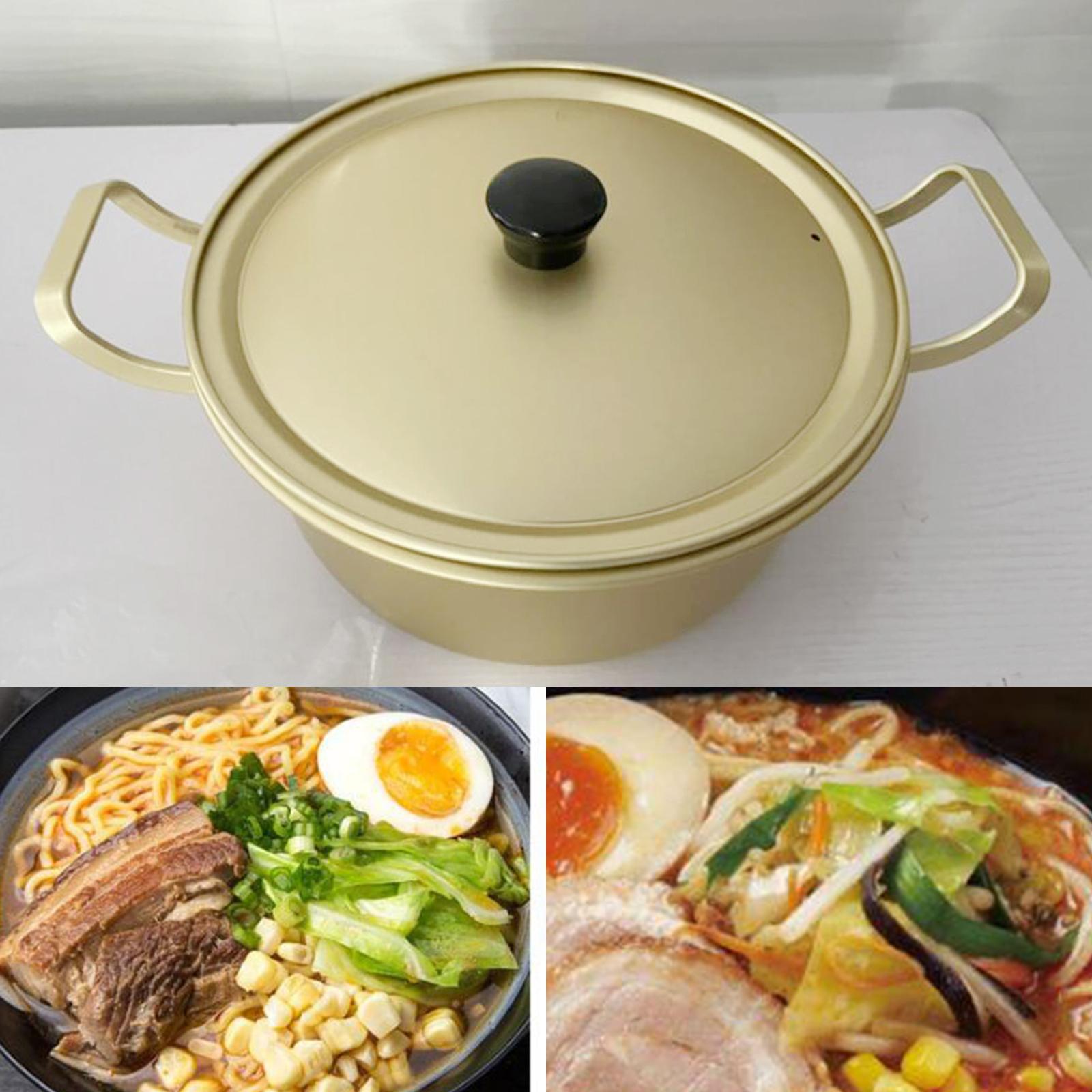 韓国ラーメン鍋 二重ハンドルラーメン調理鍋 キッチンツール用 - Camping Cooking Noodles のレビューと価格