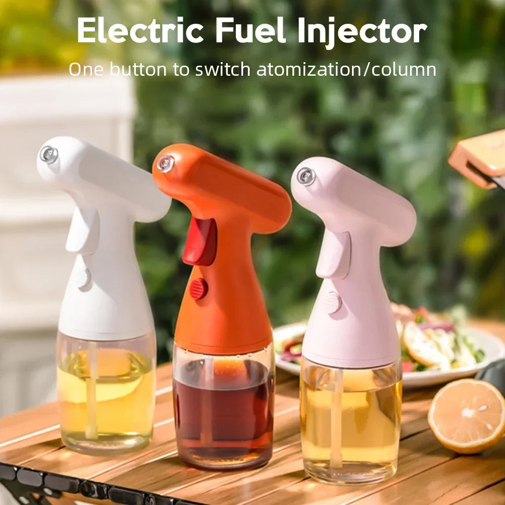 280 ミリリットル電気オイルスプレーボトルキッチン調理オリ - Camping Cooking Oil Bottle のレビューと価格