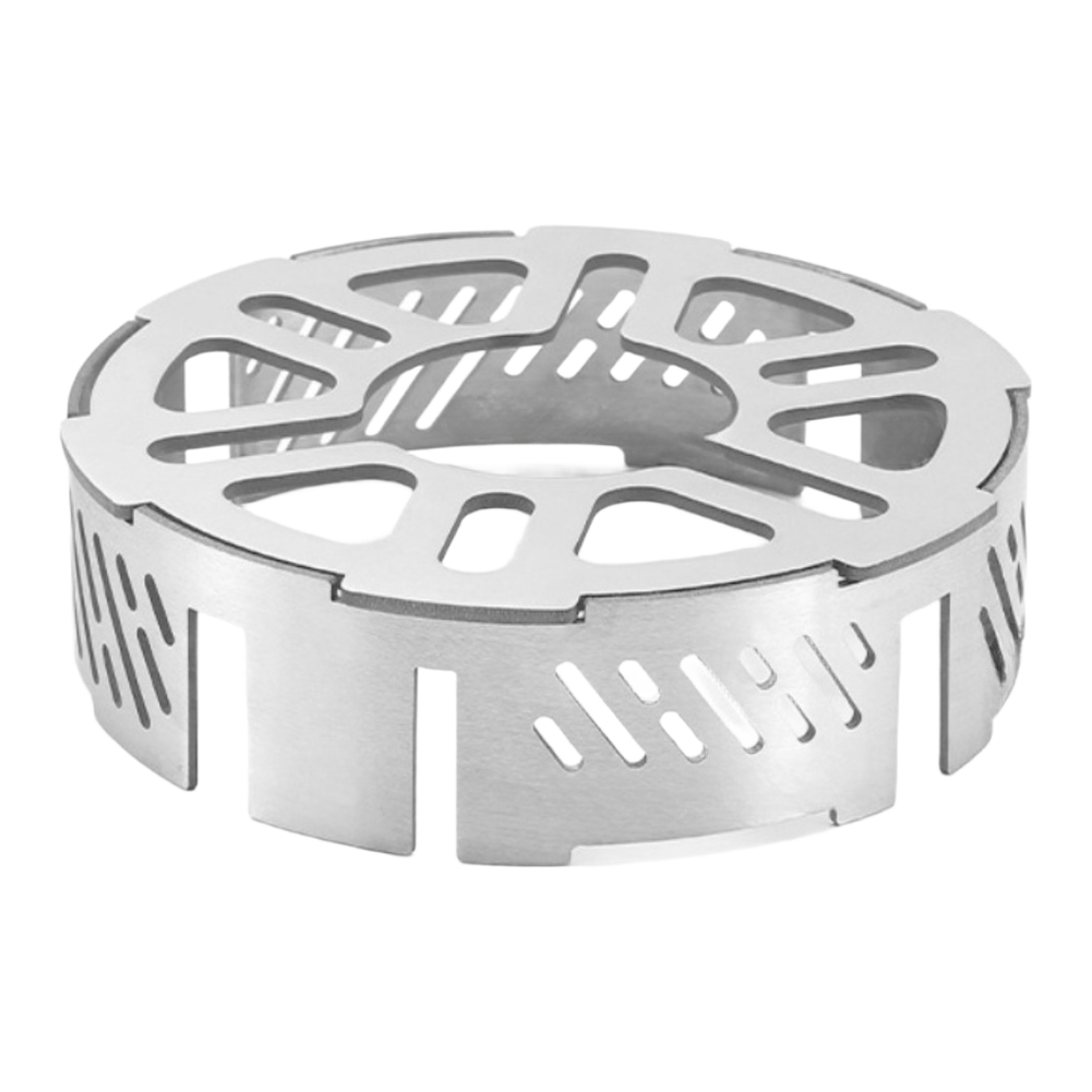 キャンプストーブ用ステンレス製風防リング、耐久性、安定性、効 - Camping Cooking Ring のレビューと価格