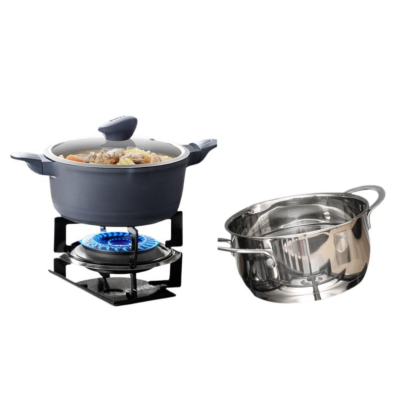 1Pc ステンレス鋼ガスストーブサポートスタンドキャンプポッ - Camping Cooking Ring のレビューと価格