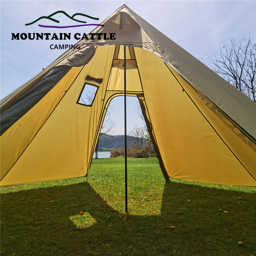 ストーブジャック付きの冬用ピラミッドテント,超軽量テント,ア - Camping Cooking Tent のレビューと価格