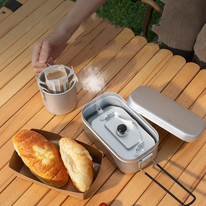 超軽量ポータブルピクニックケトル、キャンプティーポット、コー - Camping Cooking Set With Kettle のレビューと価格