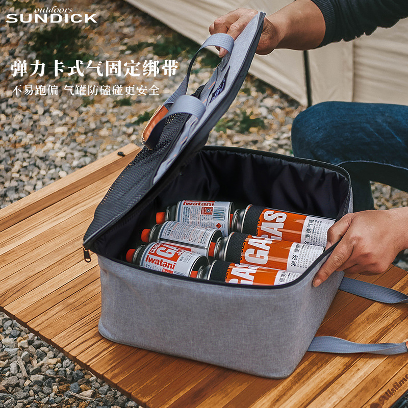 アウトドアキャンプピクニックバッグ収納袋衝突防止ポータブル食 - Camping Cooking Set With Bag のレビューと価格
