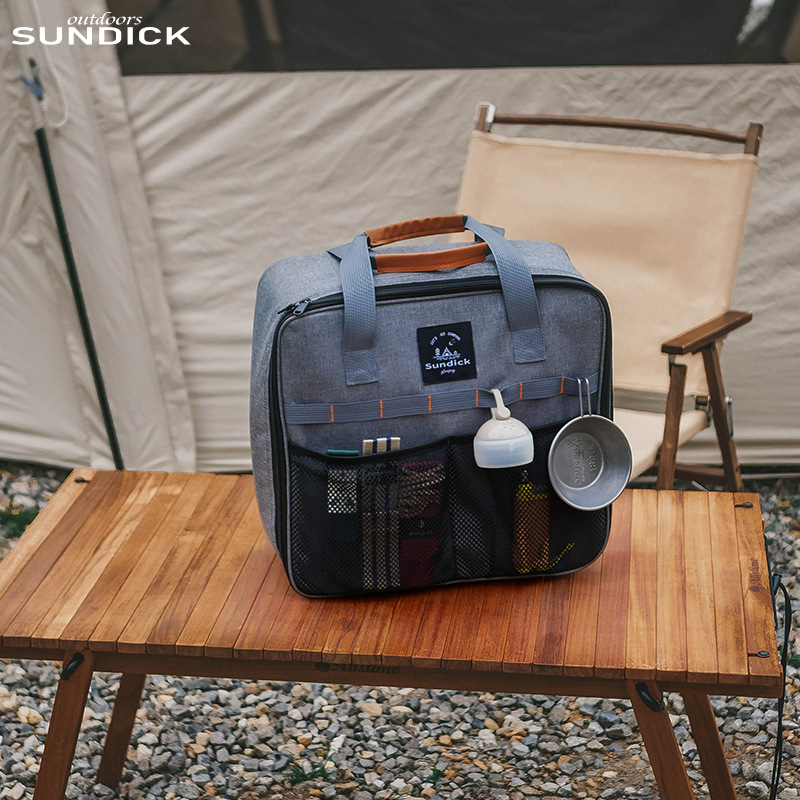 アウトドアキャンプピクニックバッグ収納袋衝突防止ポータブル食 - Camping Cooking Set With Bag のレビューと価格