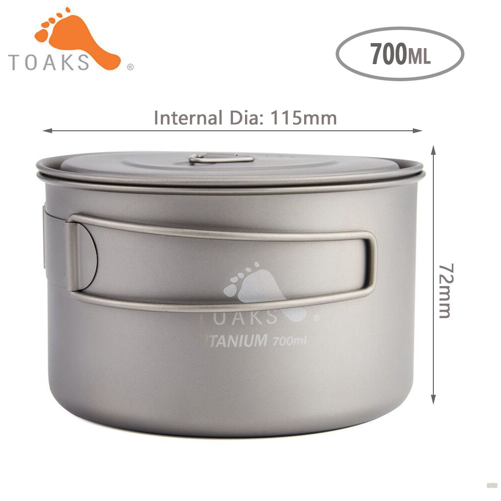 Toaksピュアチタン調理器具、屋外ポット、カップ、ボウル、 - Camping Cooking System のレビューと価格