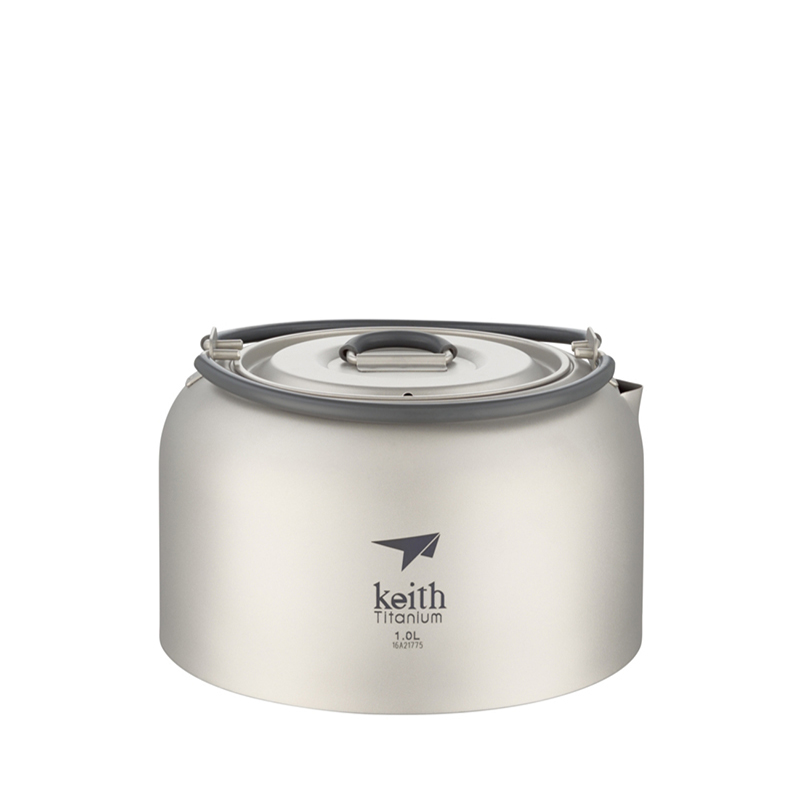 Keith チタンケトル 1L、静菌食器、超軽量アウトドアキ - Camping Cooking System のレビューと価格