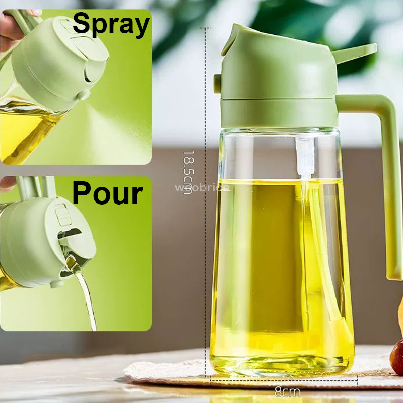 2 in 1 注ぐスプレー噴霧器キッチンフライヤーエアスプレ - Camping Cooking Oil Bottle のレビューと価格