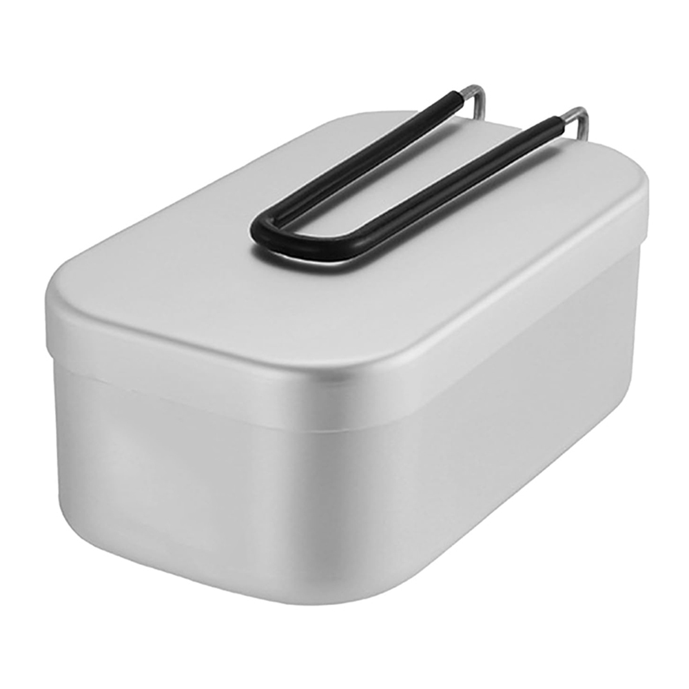 800 ミリリットルアルミ弁当箱屋外キャンプ調理器具食器折り - Camping Cooking Sets のレビューと価格