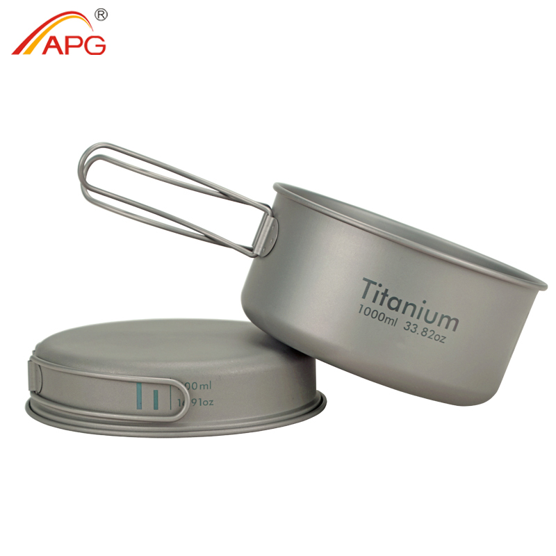 APG 超軽量チタンパンアウトドアキャンプ食器チタンポット調 - Mess Kit Titanium のレビューと価格