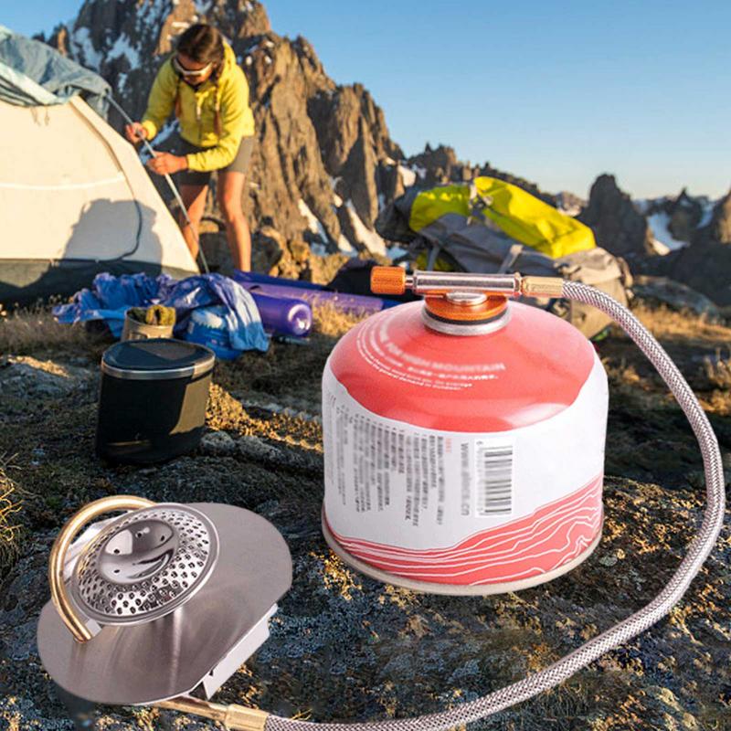 ステンレス鋼のポータブル屋外キャンプガスストーブ,アルパイン - Camping Cooking Burner のレビューと価格