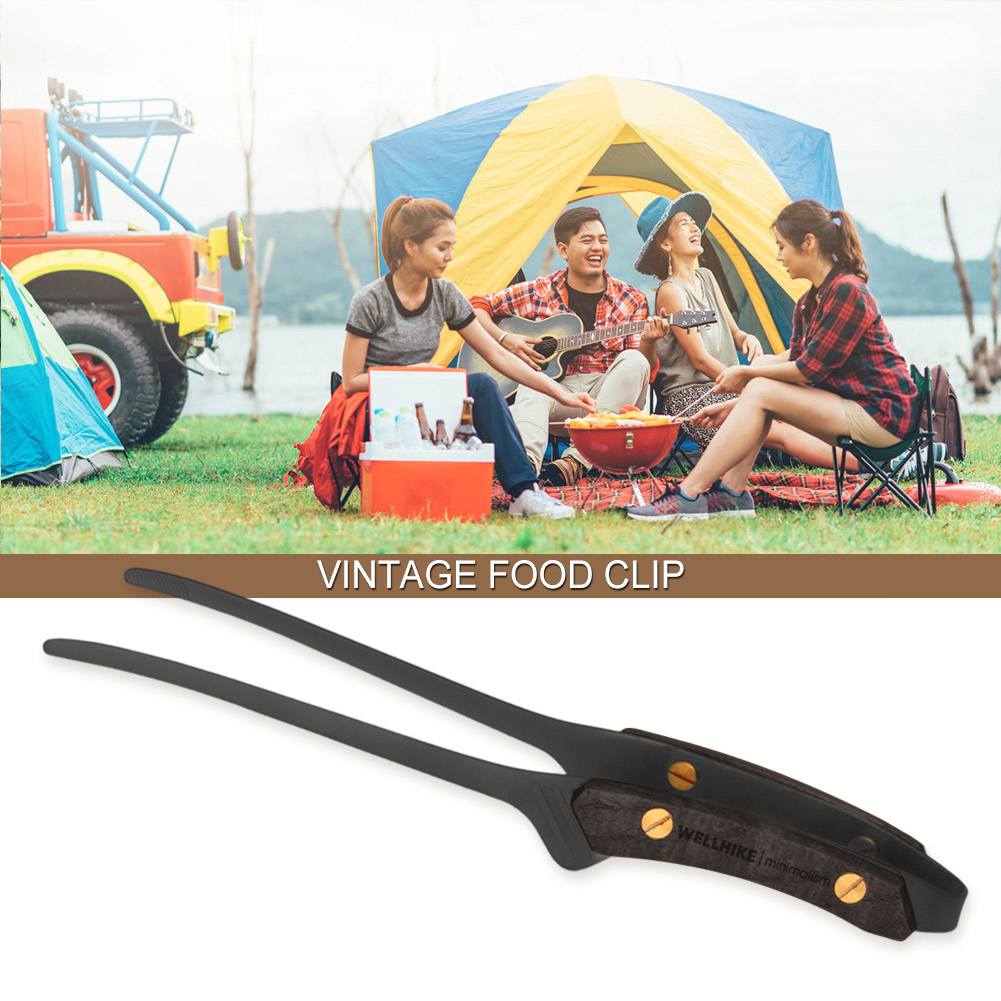 バーベキューグリルバーベキュートングヴィンテージフードクリッ - Vintage Camping Cooking Set のレビューと価格