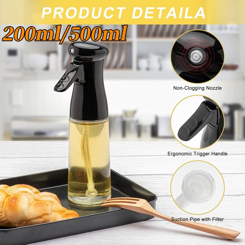 オイルスプレーボトル200/500ml,家庭用キッチン調理器 - Camping Cooking Oil Bottle のレビューと価格