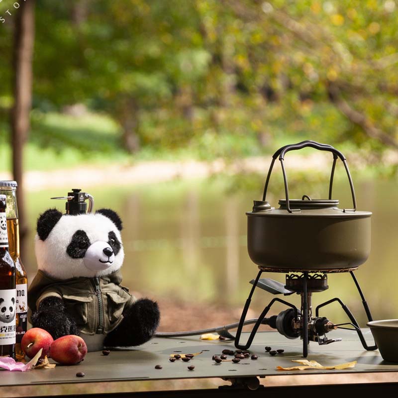パンダキャンプ用ガスタンク保護カバー ポータブル屋外ガスボッ - Camping Cooking Set With Bag のレビューと価格