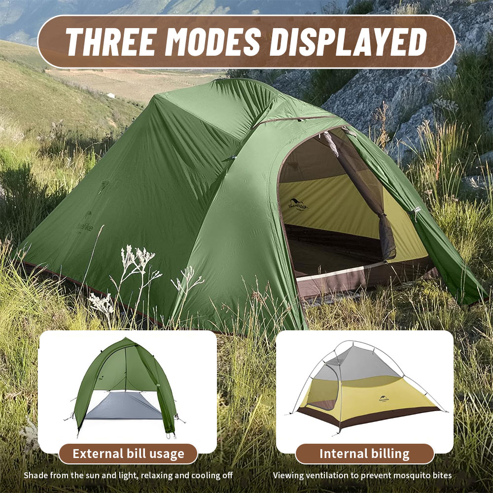Naturehike クラウドアップ 1 2 3 人キャンプ - Camping Cooking Tent のレビューと価格