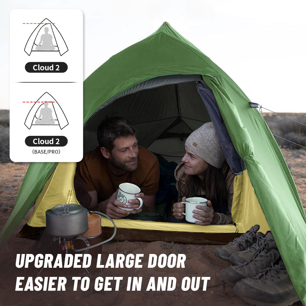 Naturehike クラウドアップ 1 2 3 人キャンプ - Camping Cooking Tent のレビューと価格