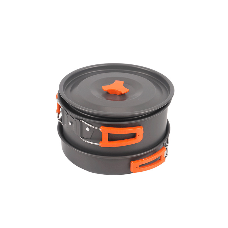ポータブルアウトドア調理器具セット 4点セット キャンプ ピ - Camping Cooking Set With Kettle のレビューと価格