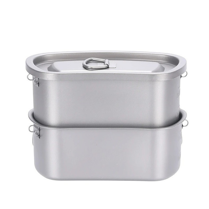 アウトドアキャンプ用チタン製水筒カップセット、水筒、ボウル、 - Camping Cooking Set With Kettle のレビューと価格