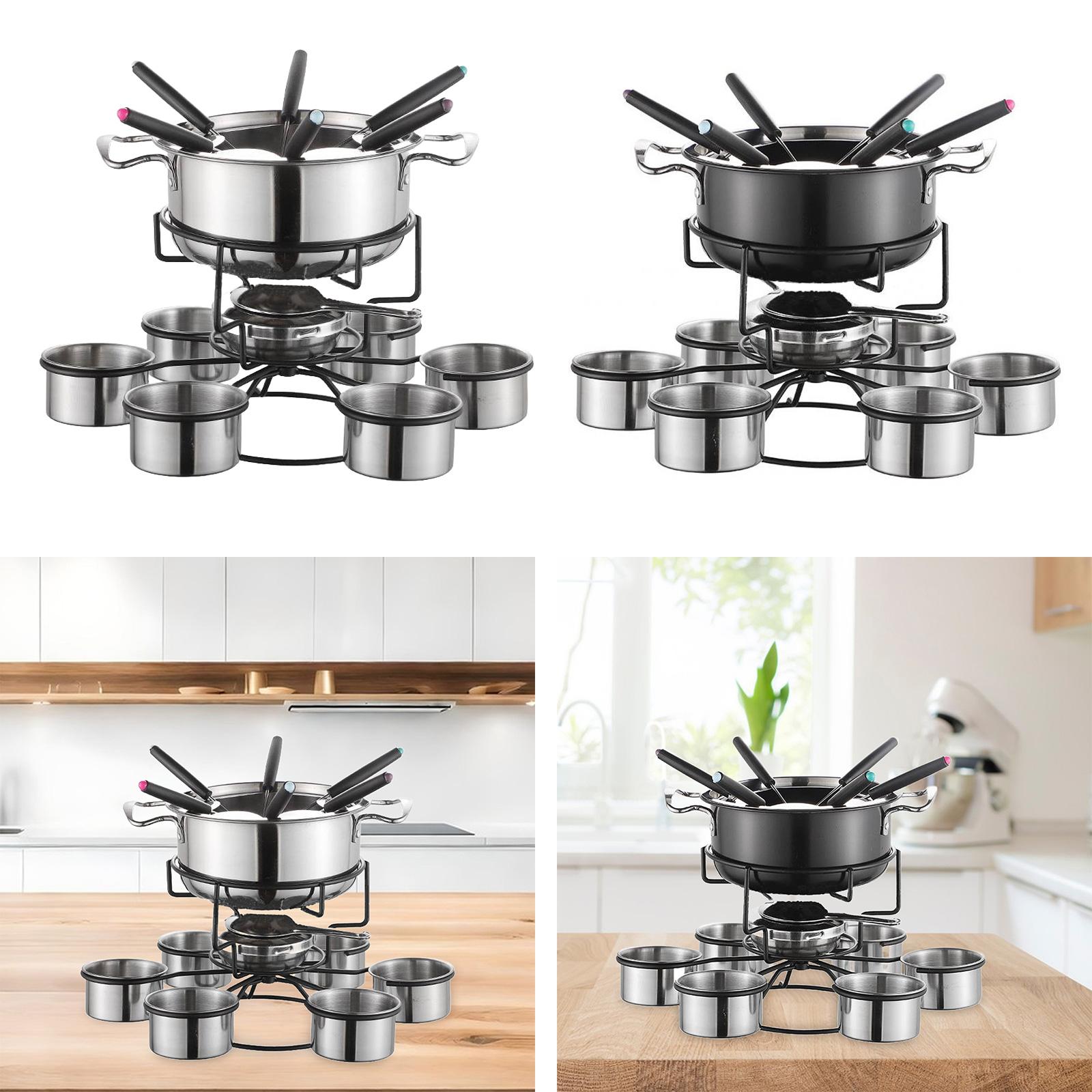 フォンデュポットセット調理ストーブ厚みのある多機能安定した溶 - Camping Cooking Sets のレビューと価格