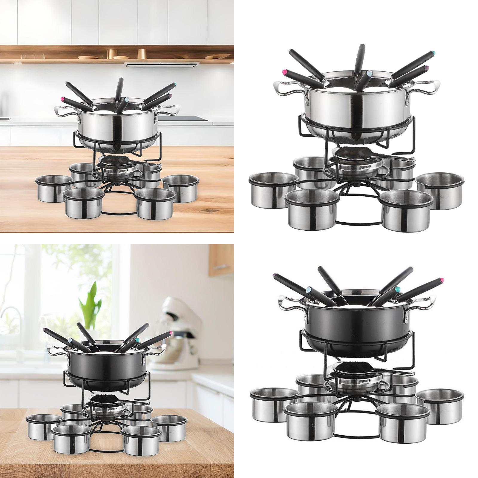 フォンデュポットセット調理ストーブ厚みのある多機能安定した溶 - Camping Cooking Sets のレビューと価格