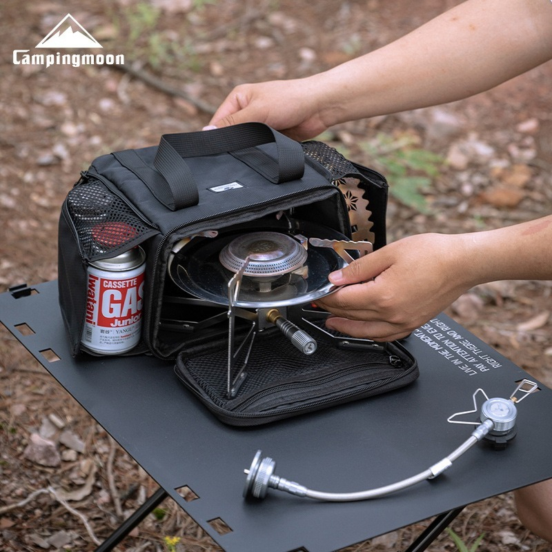 CAMPINGMOON BKXD-5F-B 小型カードストー - Camping Cooking Set With Bag のレビューと価格