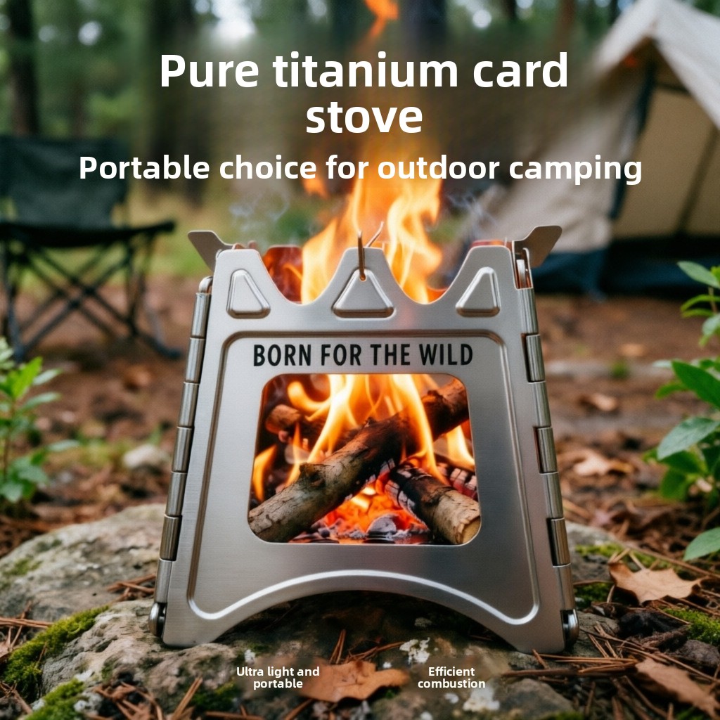 TiForge コンパクト折りたたみ式チタン製ウッドストーブ - Camping Cooking Burner のレビューと価格
