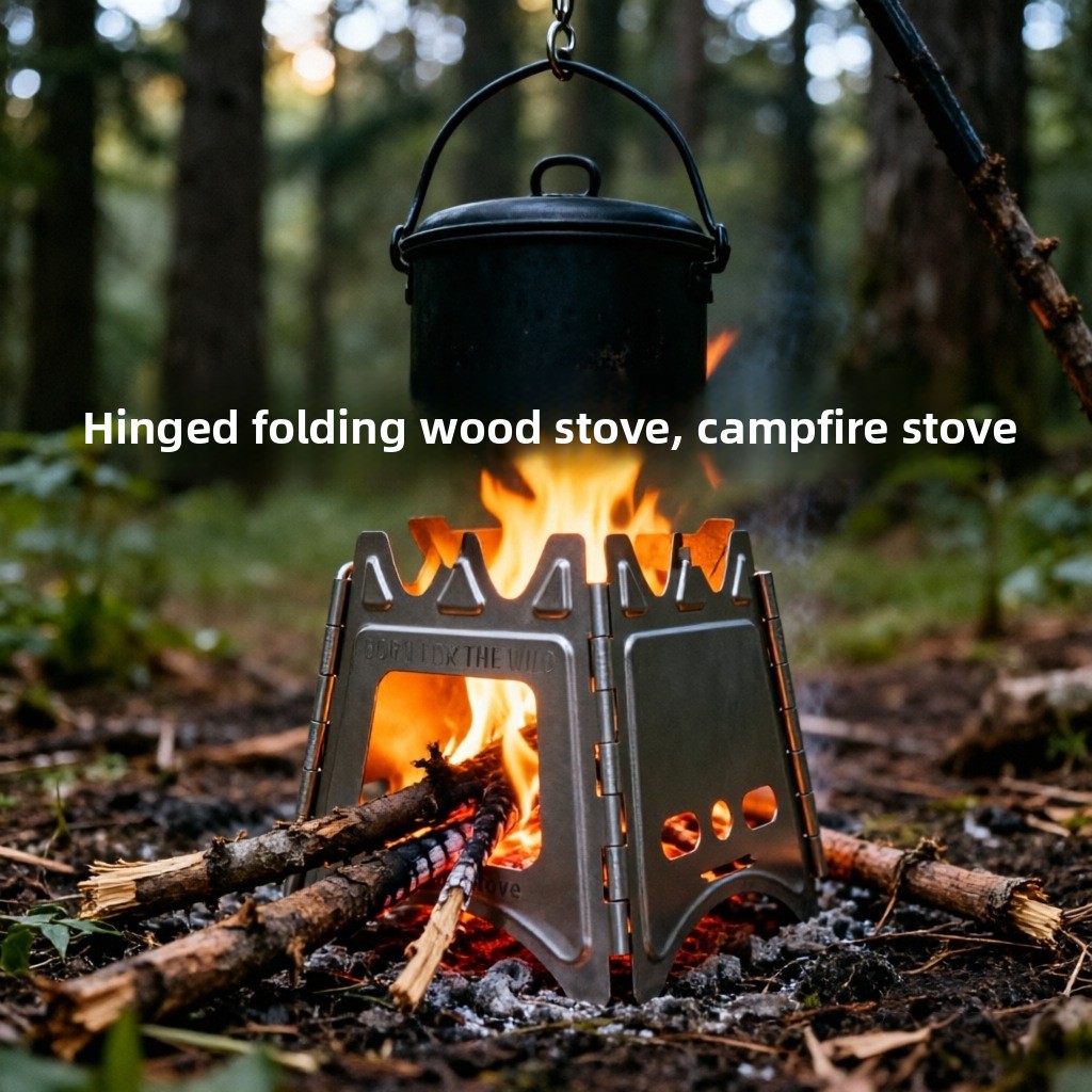 TiForge コンパクト折りたたみ式チタン製ウッドストーブ - Camping Cooking Burner のレビューと価格