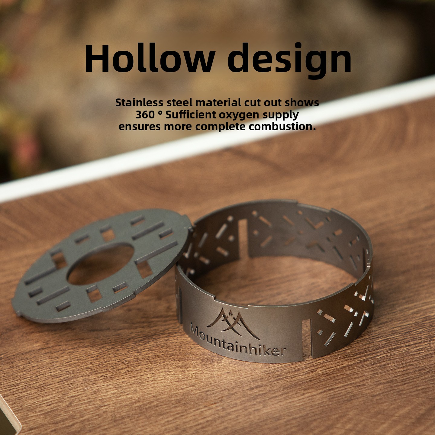 MOUNTAINHIKER 風防リング 蓋付き ステンレス製 - Camping Cooking Ring のレビューと価格