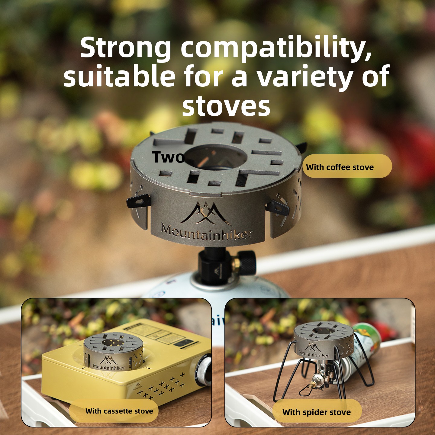 MOUNTAINHIKER 風防リング 蓋付き ステンレス製 - Camping Cooking Ring のレビューと価格