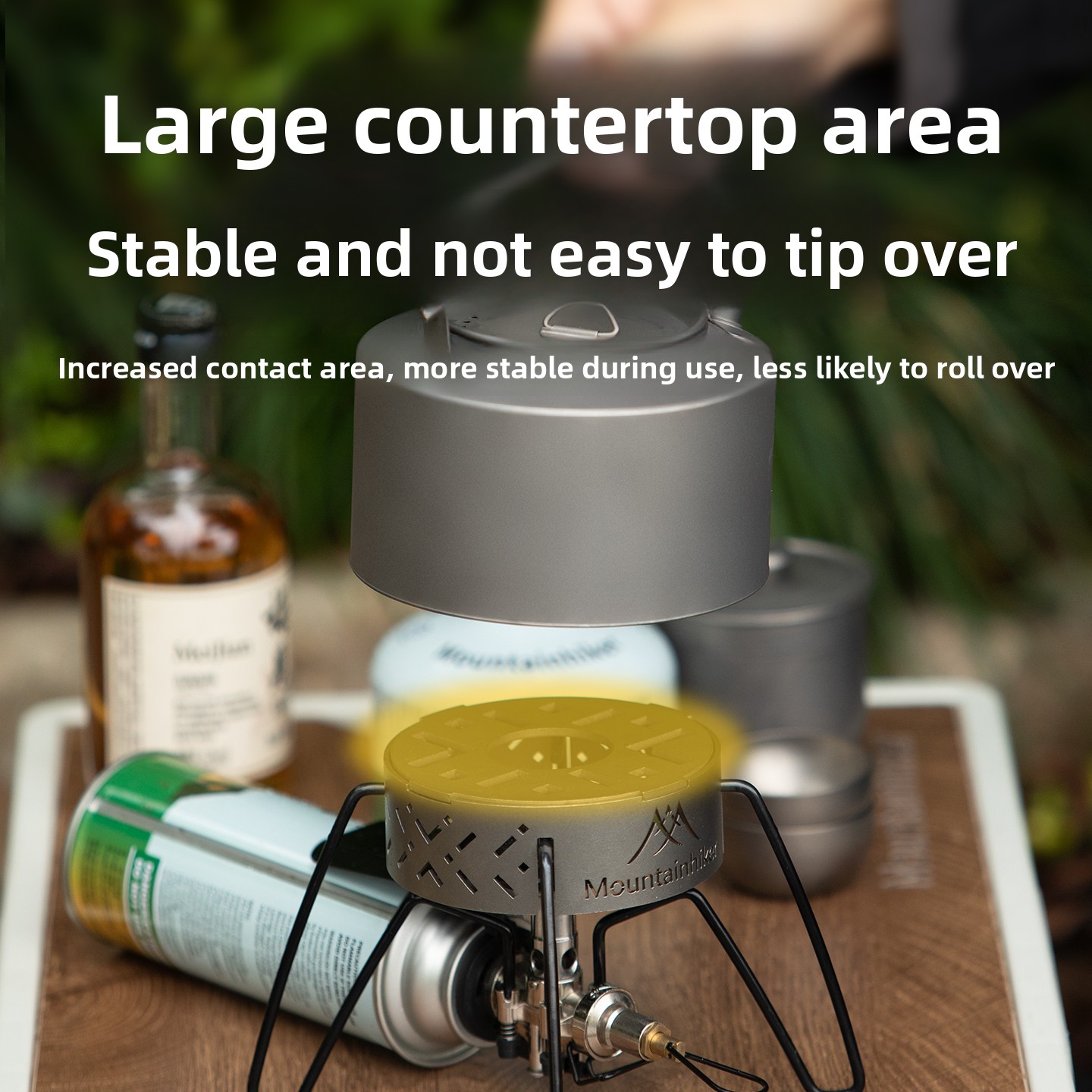 MOUNTAINHIKER 風防リング 蓋付き ステンレス製 - Camping Cooking Ring のレビューと価格