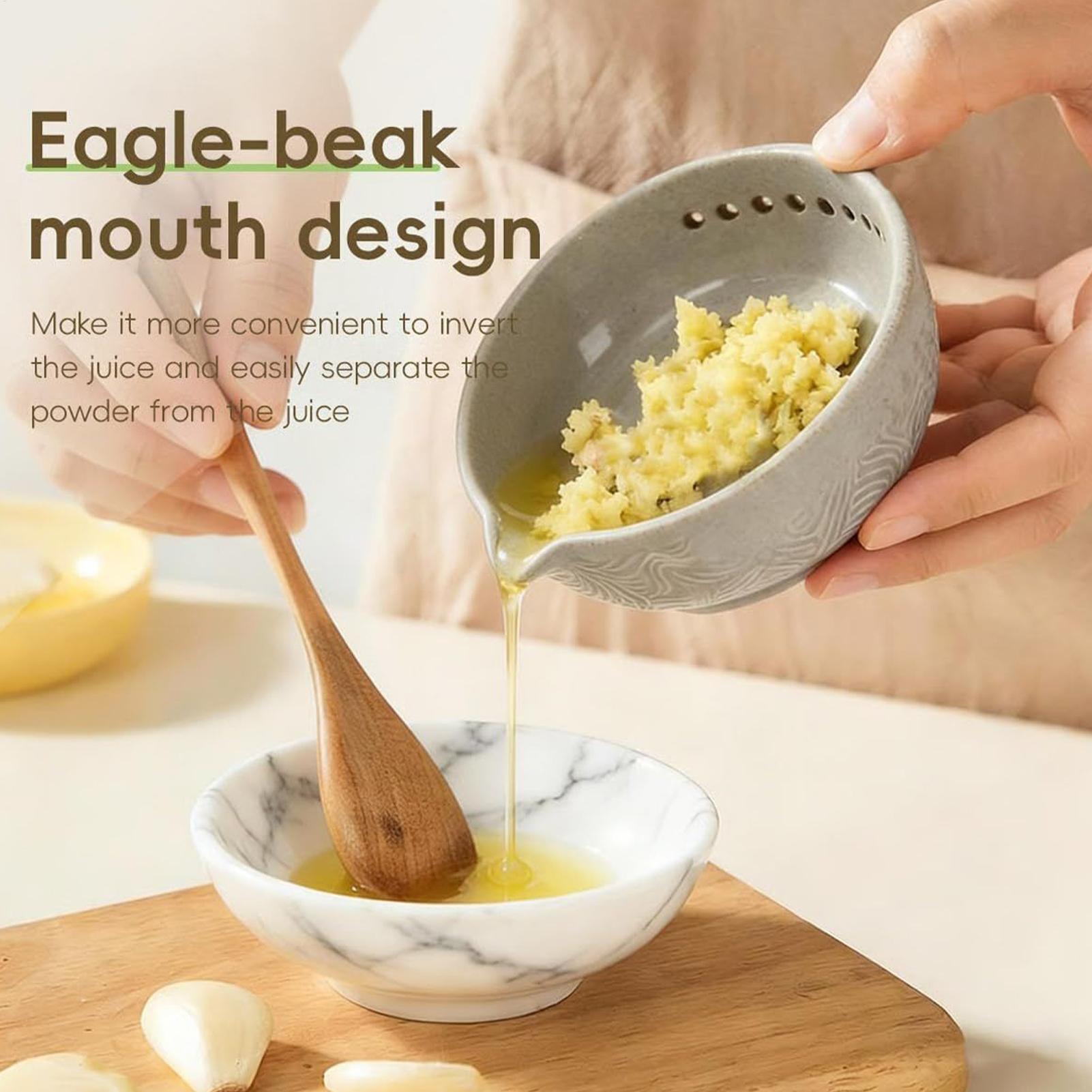ニンニクプレートセラミックミンサーボウルブラシ付き生姜おろし - Camping Cooking Meals のレビューと価格