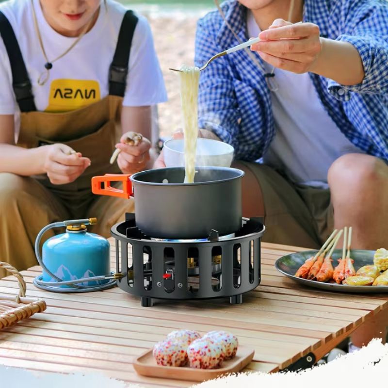 高出力7芯21000Wポータブルキャンプストーブ、強風対応屋 - Camping Cooking Burner のレビューと価格
