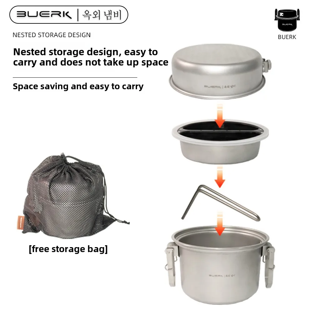304ステンレス鋼のマイクロプレッシャークッカー、蒸し鍋とフ - Camping Cooking System のレビューと価格