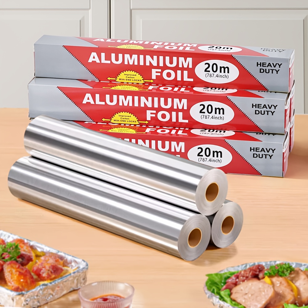 高耐久性アルミホイルロール、長さ5/10/20メートル、幅3 - Aluminum Foil Heavy Duty のレビューと価格