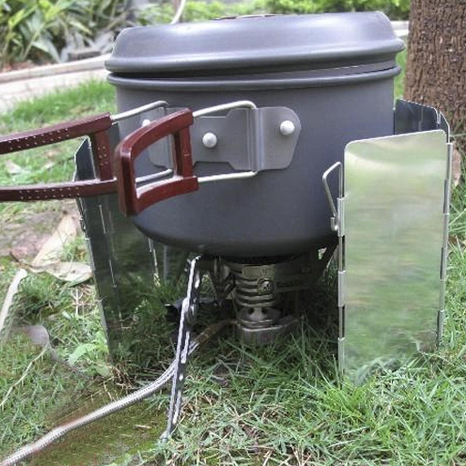 軽量キャンプ用ウィンドスクリーン調理アクセサリー、耐久性のあ - Camping Cooking Windscreen のレビューと価格