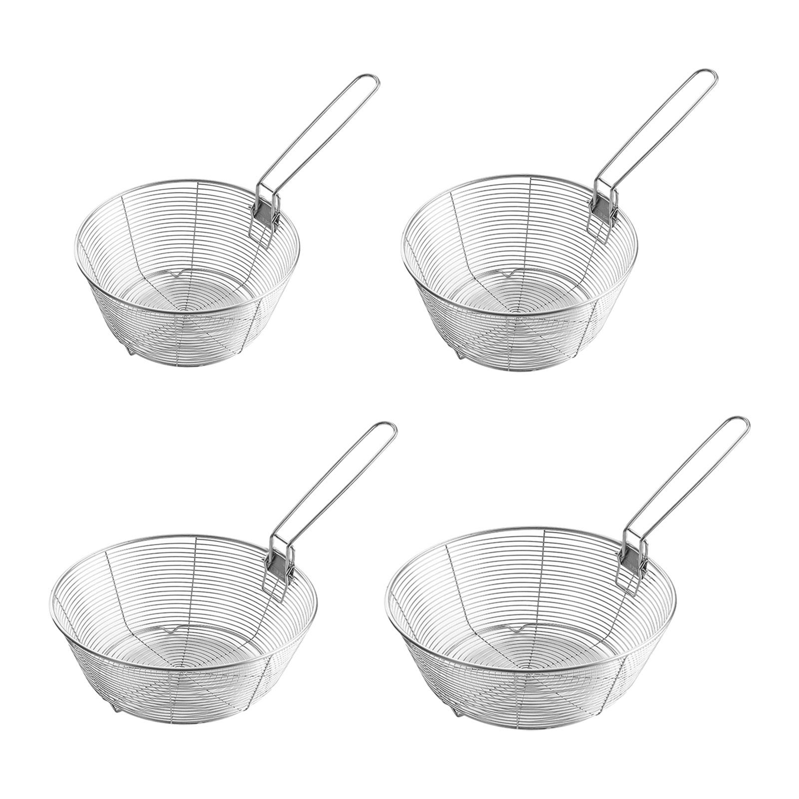 フライバスケット ディープフライバスケット 多目的メッシュ  - Camping Cooking Noodles のレビューと価格