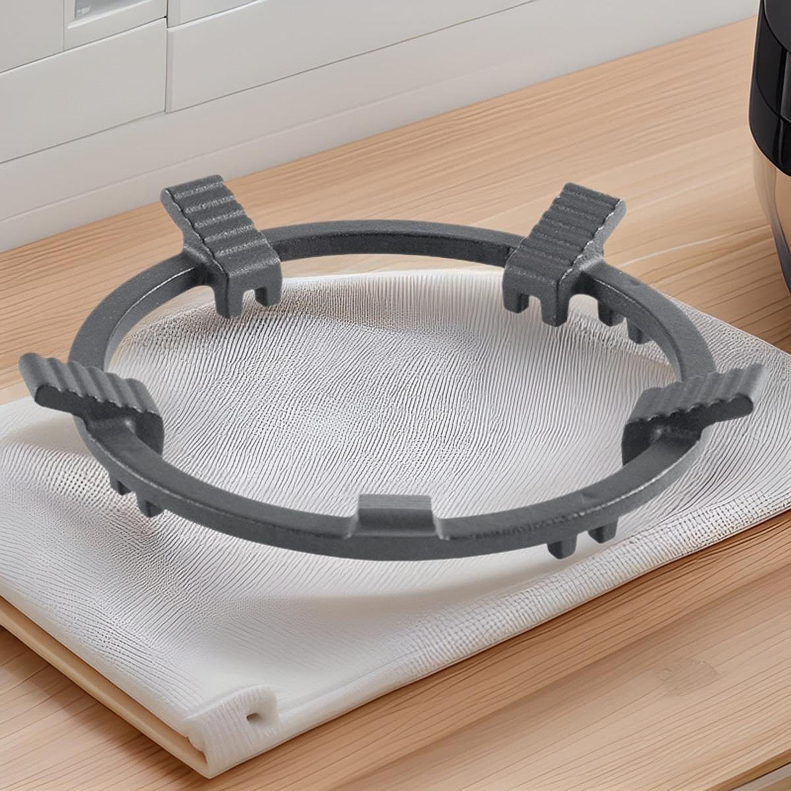 鋳鉄中華鍋サポートリングポットブラケット調理器具用品キャンプ - Camping Cooking Ring のレビューと価格